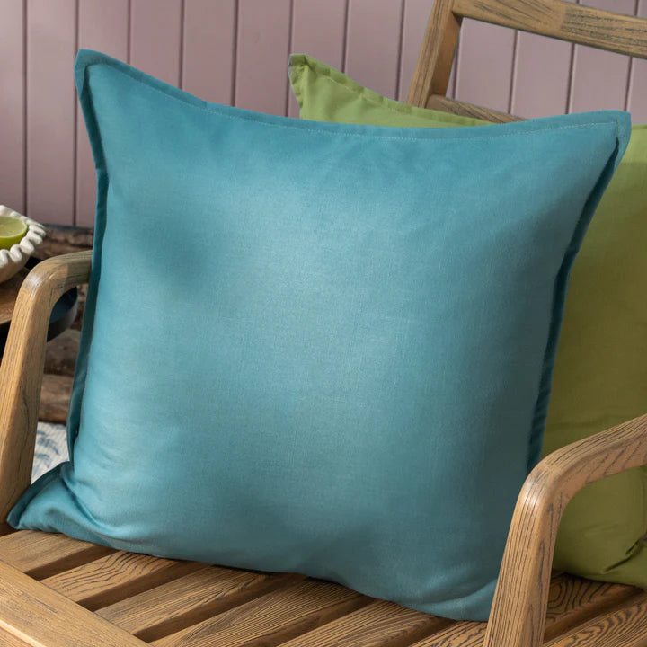 Alfresco Outdoor Square Oxford Cushion Teal Garden Accessories BRISSI 
