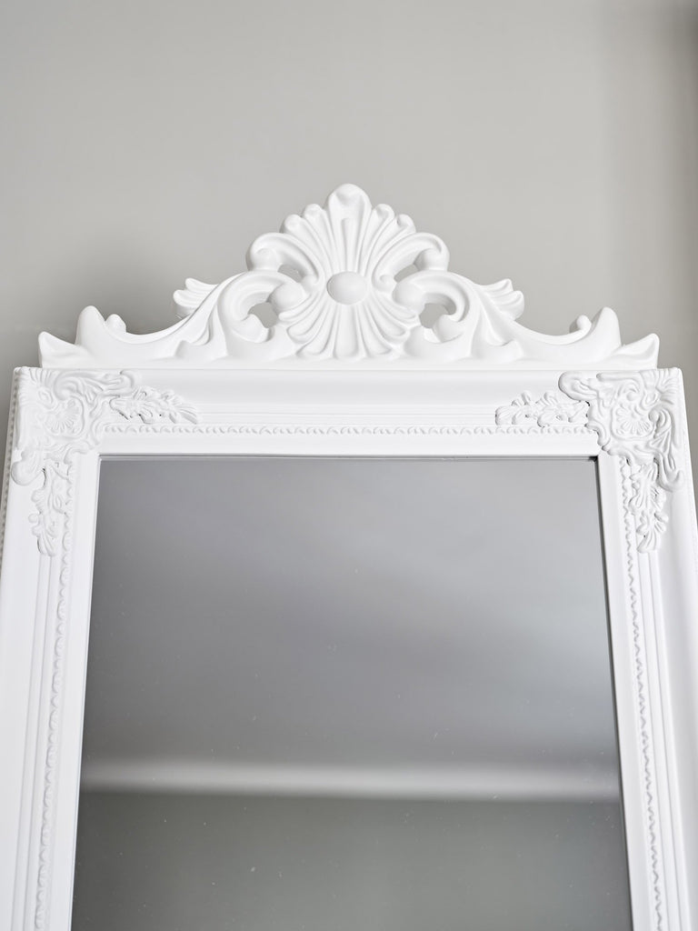 Baroque Cheval Mirror White Mirror BRISSI 