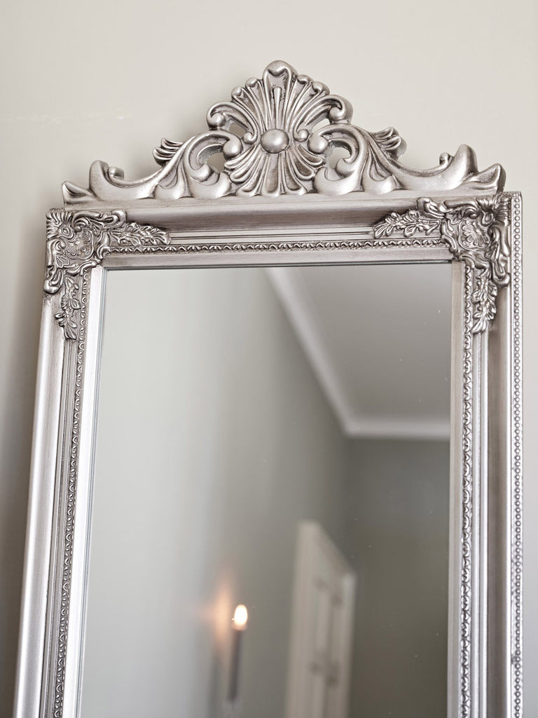 Baroque Cheval Mirror Silver Mirror BRISSI 
