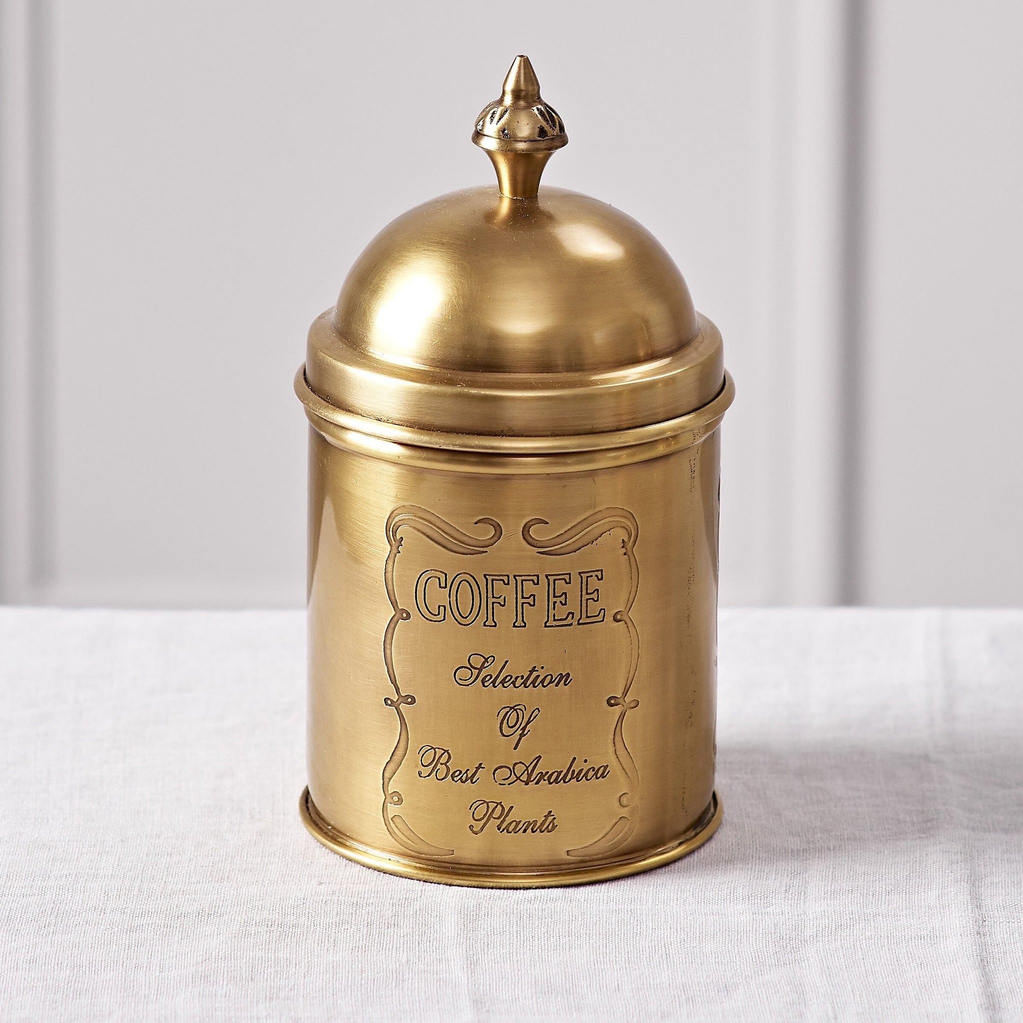 Antique Gold Coffee Caddy – Brissi